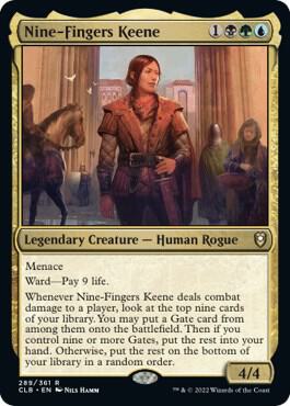 Nine-Fingers Keene (289) [Commander Legends: Battle for Baldur's Gate]