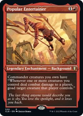Popular Entertainer (Foil Etched) (509) [Commander Legends: Battle for Baldur's Gate]
