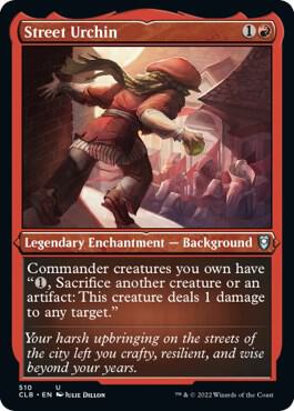 Street Urchin (Foil Etched) (510) [Commander Legends: Battle for Baldur's Gate]