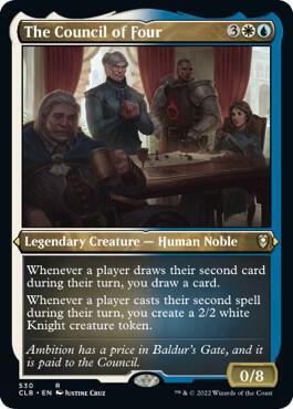 The Council of Four (Foil Etched) (530) [Commander Legends: Battle for Baldur's Gate]