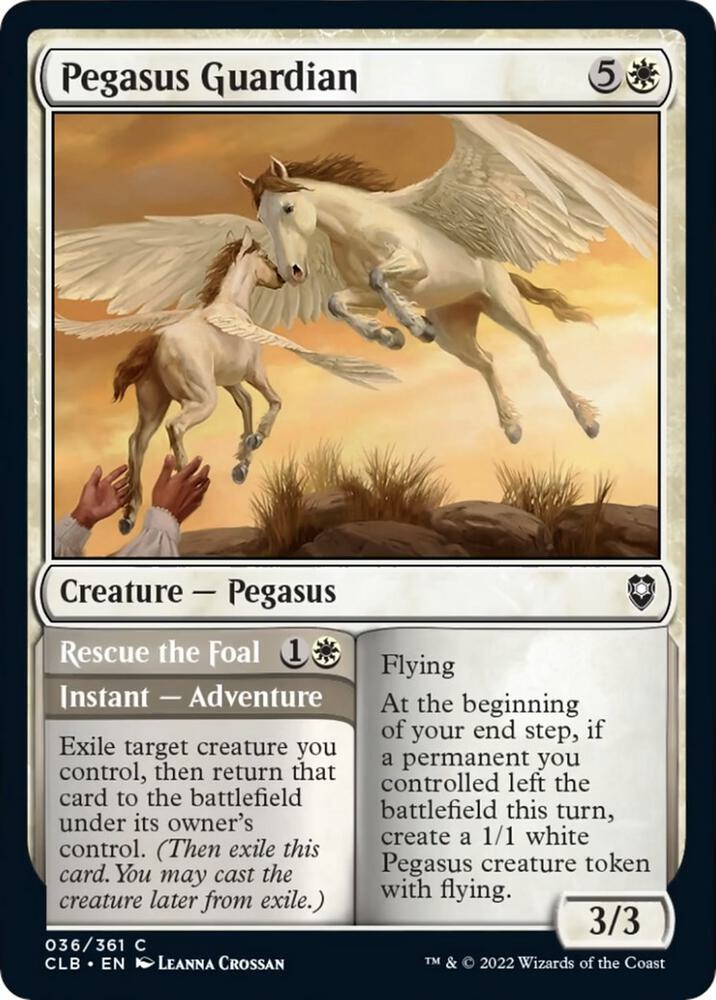 Pegasus Guardian (36) [Commander Legends: Battle for Baldur's Gate]