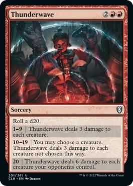 Thunderwave (201) [Commander Legends: Battle for Baldur's Gate]