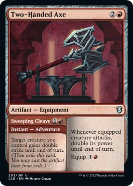 Two-Handed Axe (203) [Commander Legends: Battle for Baldur's Gate]