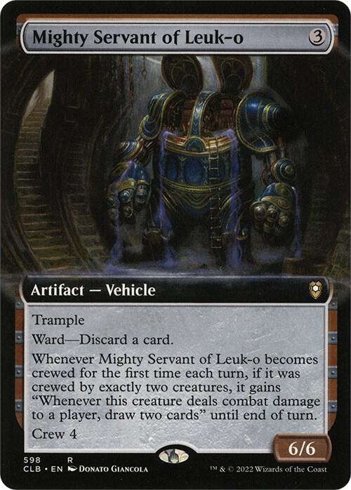 Mighty Servant of Leuk-o (Extended Art) (598) [Commander Legends: Battle for Baldur's Gate] [Extended Art]