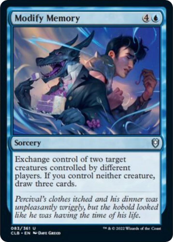Modify Memory (83) [Commander Legends: Battle for Baldur's Gate]