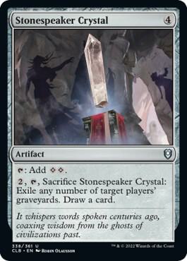Stonespeaker Crystal (338) [Commander Legends: Battle for Baldur's Gate]