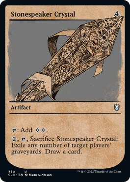 Stonespeaker Crystal (Showcase) (450) [Commander Legends: Battle for Baldur's Gate] [Showcase]