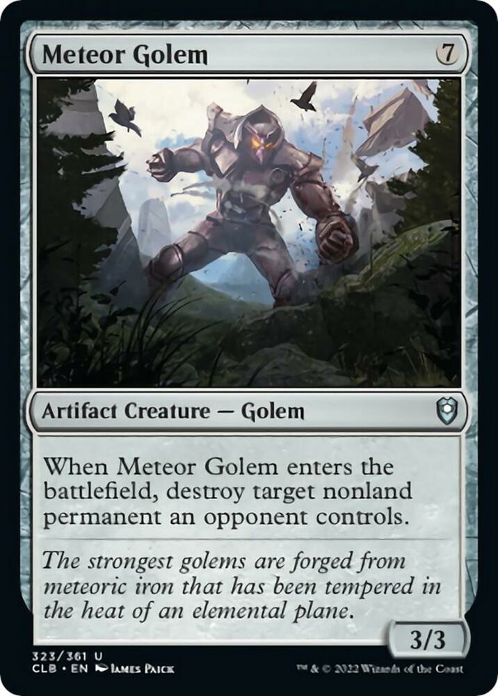 Meteor Golem (323) [Commander Legends: Battle for Baldur's Gate]