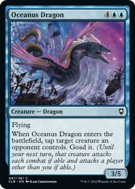 Oceanus Dragon (87) [Commander Legends: Battle for Baldur's Gate]