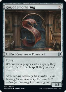 Rug of Smothering (336) [Commander Legends: Battle for Baldur's Gate]
