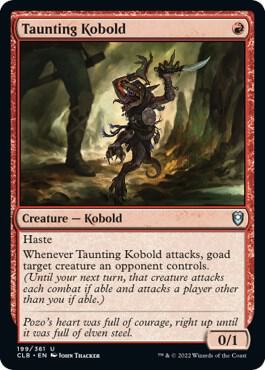 Taunting Kobold (199) [Commander Legends: Battle for Baldur's Gate]