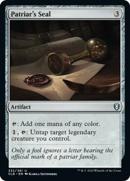 Patriar's Seal (332) [Commander Legends: Battle for Baldur's Gate]