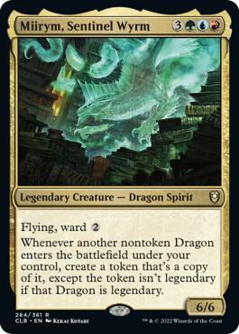 Miirym, Sentinel Wyrm (284) [Commander Legends: Battle for Baldur's Gate]