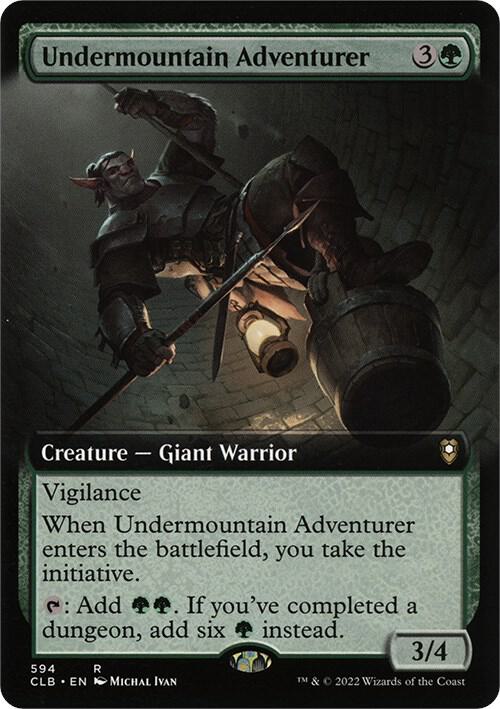Undermountain Adventurer (Extended Art) (594) [Commander Legends: Battle for Baldur's Gate] [Extended Art]