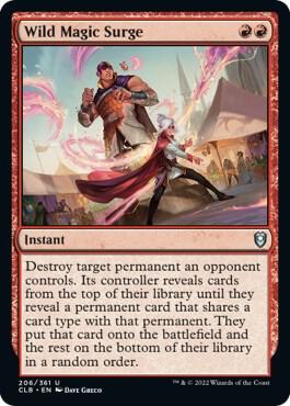 Wild Magic Surge (206) [Commander Legends: Battle for Baldur's Gate]