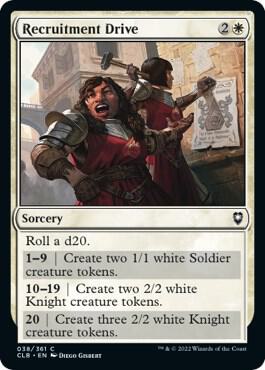 Recruitment Drive (38) [Commander Legends: Battle for Baldur's Gate]