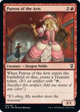 Patron of the Arts (191) [Commander Legends: Battle for Baldur's Gate]