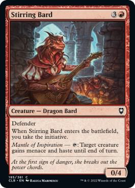 Stirring Bard (195) [Commander Legends: Battle for Baldur's Gate]