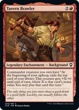 Tavern Brawler (200) [Commander Legends: Battle for Baldur's Gate]