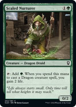 Scaled Nurturer (252) [Commander Legends: Battle for Baldur's Gate]