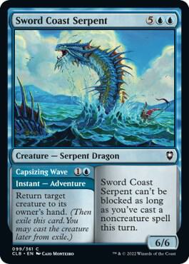 Sword Coast Serpent (99) [Commander Legends: Battle for Baldur's Gate]