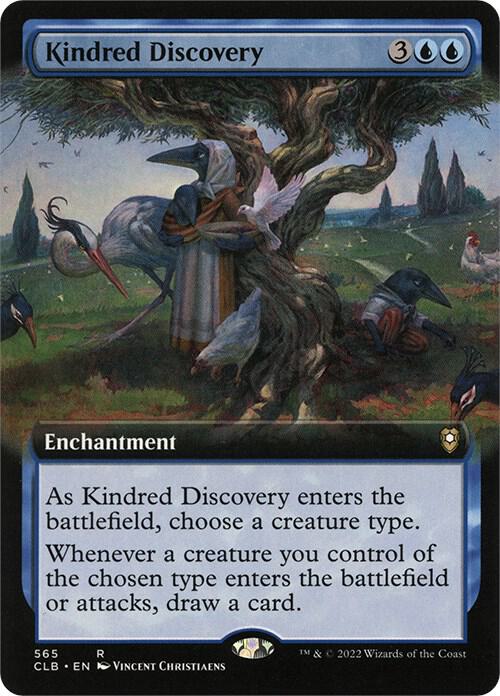 Kindred Discovery (Extended Art) (565) [Commander Legends: Battle for Baldur's Gate] [Extended Art]