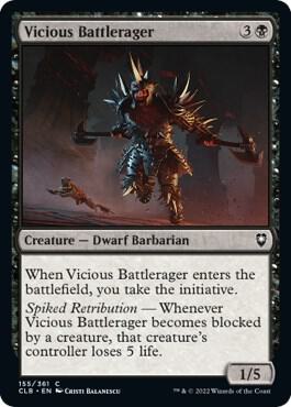 Vicious Battlerager (155) [Commander Legends: Battle for Baldur's Gate]