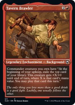 Tavern Brawler (Foil Etched) (511) [Commander Legends: Battle for Baldur's Gate]