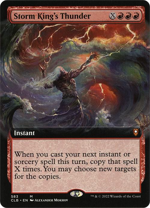 Storm King's Thunder (Extended Art) (583) [Commander Legends: Battle for Baldur's Gate] [Extended Art]