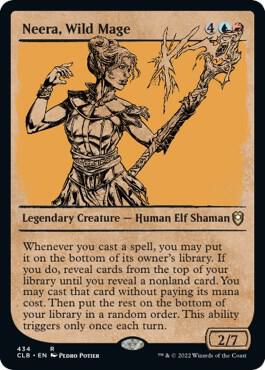 Neera, Wild Mage (Showcase) (434) [Commander Legends: Battle for Baldur's Gate] [Showcase]