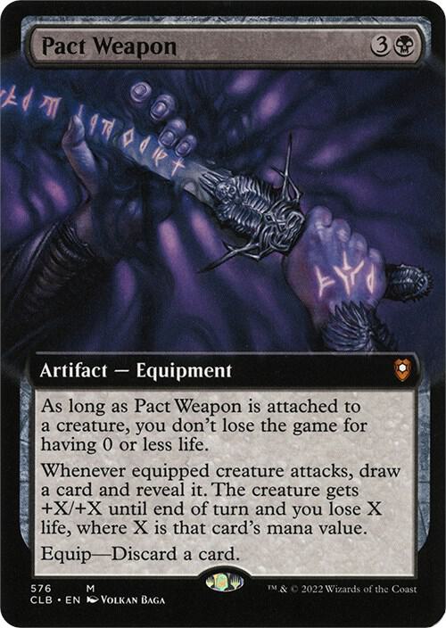 Pact Weapon (Extended Art) (576) [Commander Legends: Battle for Baldur's Gate] [Extended Art]