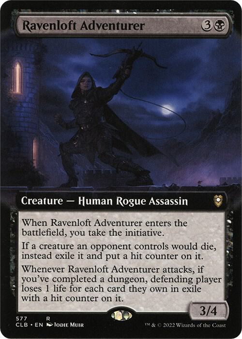 Ravenloft Adventurer (Extended Art) (577) [Commander Legends: Battle for Baldur's Gate] [Extended Art]