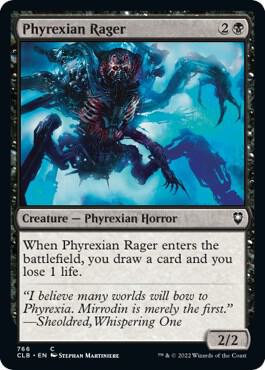 Phyrexian Rager (766) [Commander Legends: Battle for Baldur's Gate]