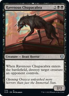 Ravenous Chupacabra (770) [Commander Legends: Battle for Baldur's Gate]