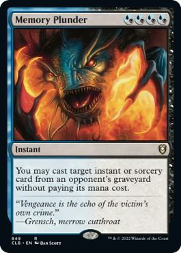 Memory Plunder (849) [Commander Legends: Battle for Baldur's Gate]