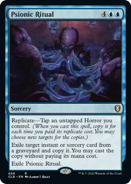 Psionic Ritual (668) [Commander Legends: Battle for Baldur's Gate]