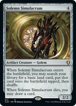 Solemn Simulacrum (872) [Commander Legends: Battle for Baldur's Gate]