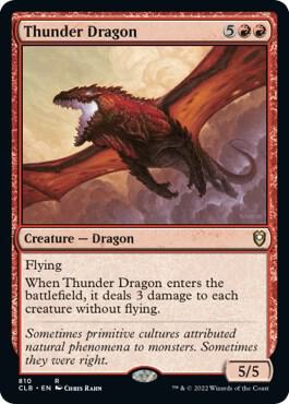Thunder Dragon (810) [Commander Legends: Battle for Baldur's Gate]