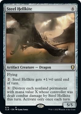 Steel Hellkite (874) [Commander Legends: Battle for Baldur's Gate]