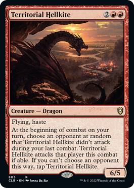 Territorial Hellkite (809) [Commander Legends: Battle for Baldur's Gate]