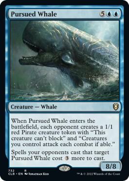 Pursued Whale (732) [Commander Legends: Battle for Baldur's Gate]