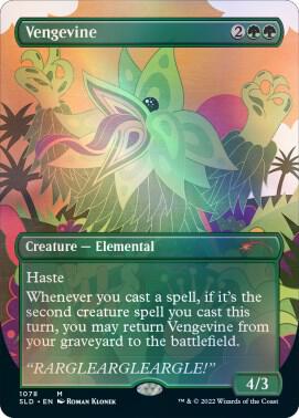 Vengevine (1078) [Secret Lair Drop] [Borderless]