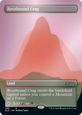 Rootbound Crag (459) [Secret Lair Drop] [Borderless]