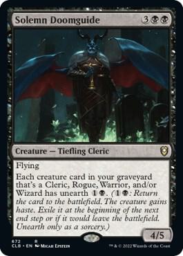 Solemn Doomguide (672) [Commander Legends: Battle for Baldur's Gate]