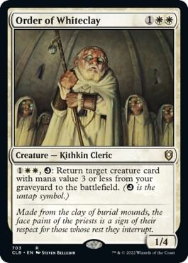 Order of Whiteclay (703) [Commander Legends: Battle for Baldur's Gate]