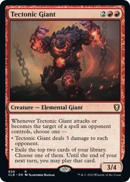 Tectonic Giant (808) [Commander Legends: Battle for Baldur's Gate]