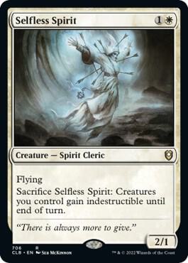 Selfless Spirit (706) [Commander Legends: Battle for Baldur's Gate]