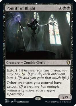 Pontiff of Blight (768) [Commander Legends: Battle for Baldur's Gate]