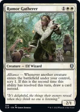 Rumor Gatherer (705) [Commander Legends: Battle for Baldur's Gate]