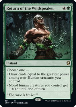 Return of the Wildspeaker (831) [Commander Legends: Battle for Baldur's Gate]